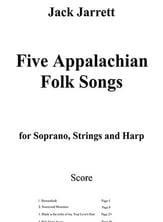 Five Appalachian Folk Songs Orchestra sheet music cover